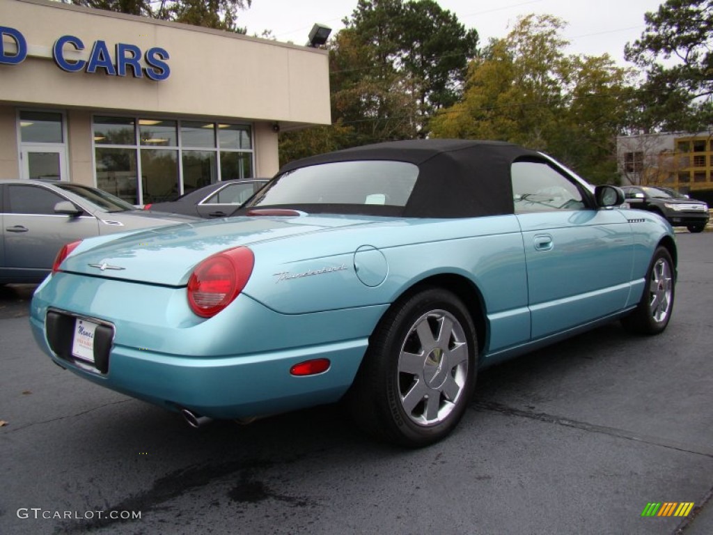 Thunderbird Blue 2002 Ford Thunderbird Premium Roadster Exterior Photo #56149635