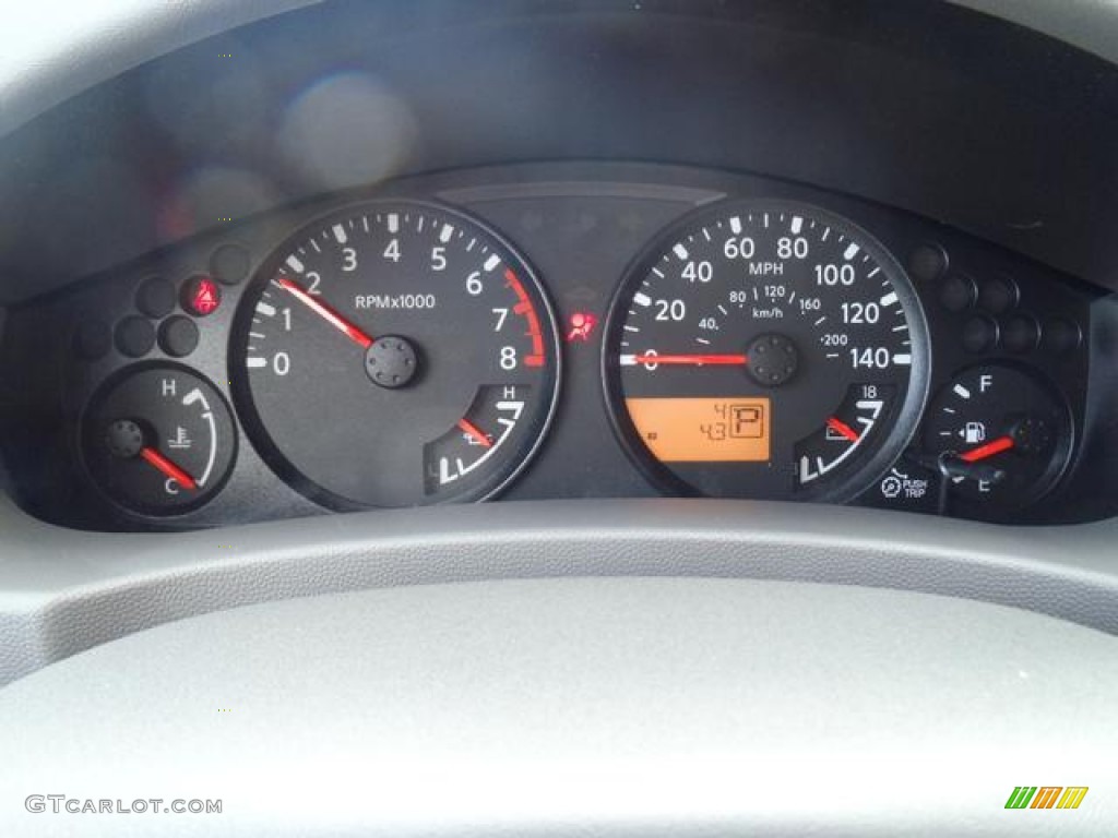 2012 Nissan Frontier S Crew Cab Gauges Photo #56149925