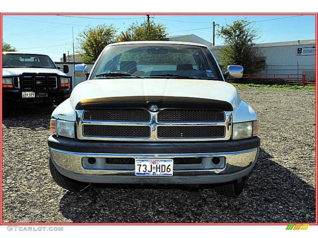 1995 Ram 2500 Laramie Extended Cab Commercial - Bright White / Blue photo #11