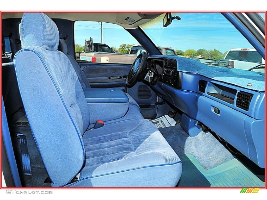 Blue Interior 1995 Dodge Ram 2500 Laramie Extended Cab Commercial Photo #56151122
