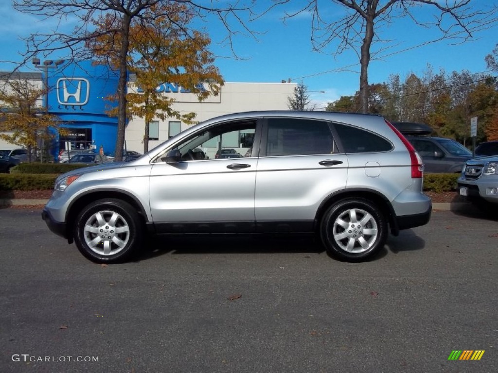 2009 CR-V EX 4WD - Alabaster Silver Metallic / Gray photo #1