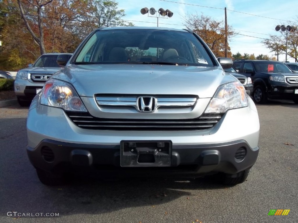 2009 CR-V EX 4WD - Alabaster Silver Metallic / Gray photo #3