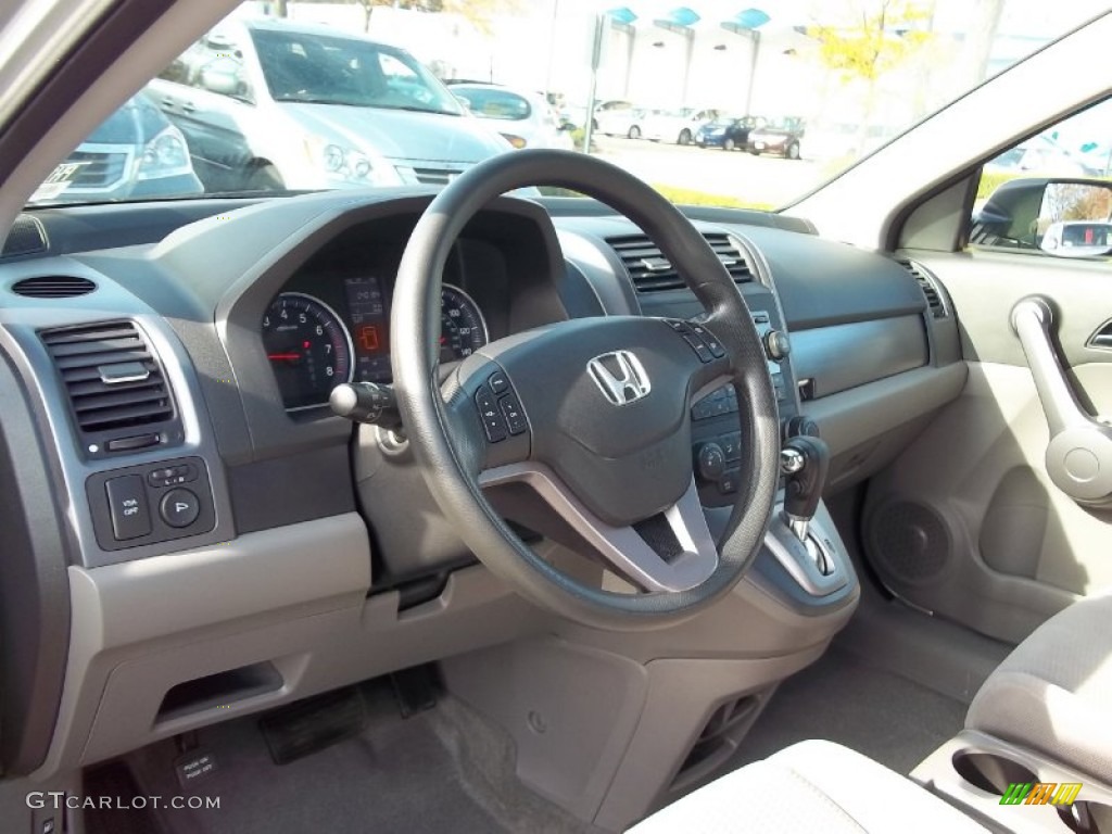 2009 CR-V EX 4WD - Alabaster Silver Metallic / Gray photo #19