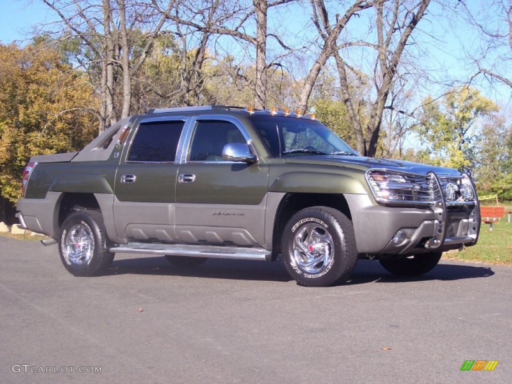 Medium Sage Green Metallic Chevrolet Avalanche