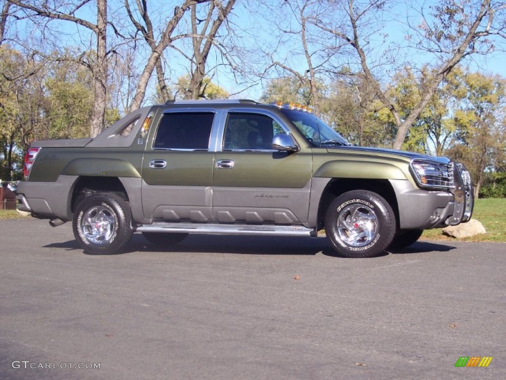 2002 Avalanche The North Face Edition 4x4 - Medium Sage Green Metallic / Cedar Green/Graphite photo #2