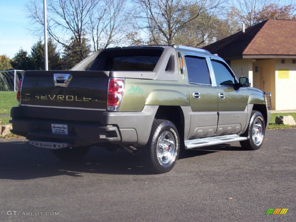 2002 Avalanche The North Face Edition 4x4 - Medium Sage Green Metallic / Cedar Green/Graphite photo #5