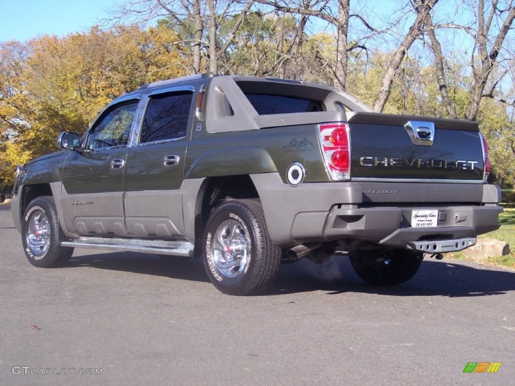 2002 Avalanche The North Face Edition 4x4 - Medium Sage Green Metallic / Cedar Green/Graphite photo #13