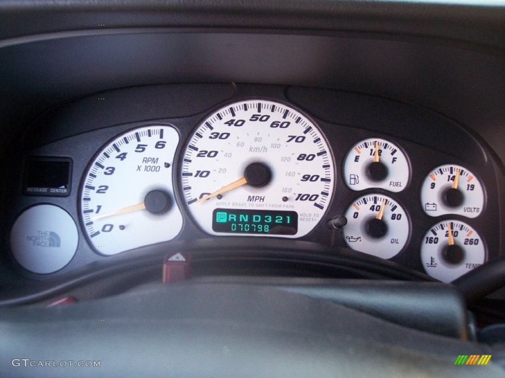 2002 Chevrolet Avalanche The North Face Edition 4x4 Gauges Photo #56151794
