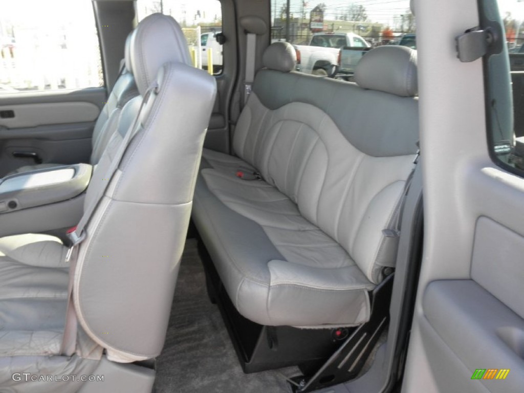 Stone Gray Interior 2002 GMC Sierra 1500 Denali Extended Cab 4WD Photo #56152859