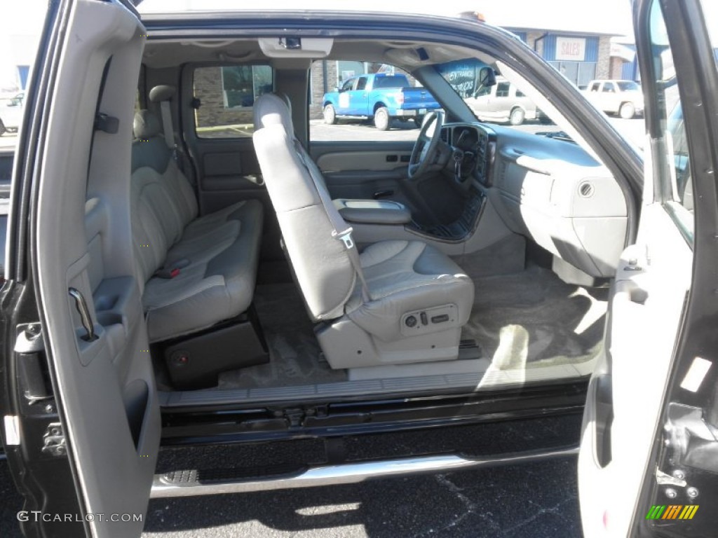 Stone Gray Interior 2002 GMC Sierra 1500 Denali Extended Cab 4WD Photo #56152889