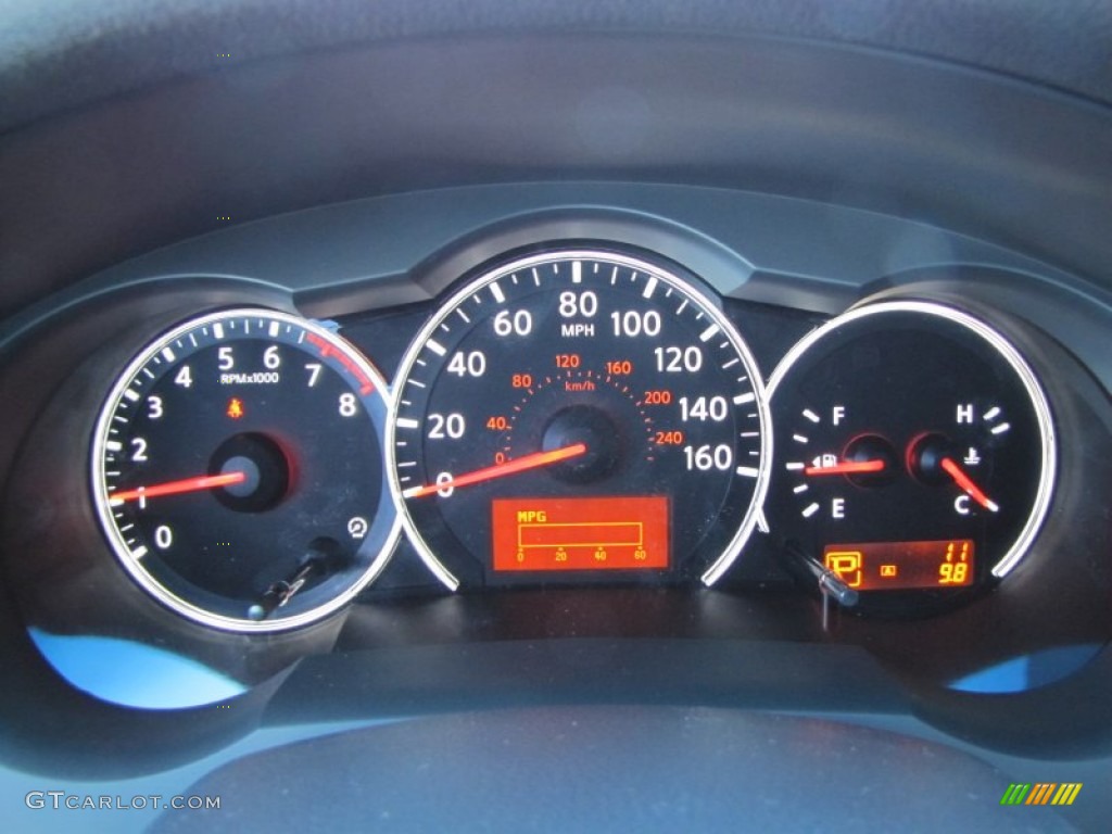 2012 Nissan Altima 3.5 SR Coupe Gauges Photo #56153006