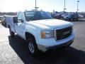 Summit White - Sierra 2500HD Work Truck Regular Cab 4x4 Chassis Commercial Utility Photo No. 2