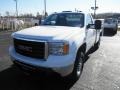 Summit White - Sierra 2500HD Work Truck Regular Cab 4x4 Chassis Commercial Utility Photo No. 3