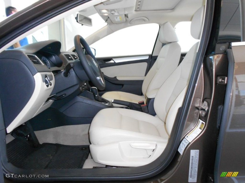 Cornsilk Beige Interior 2012 Volkswagen Jetta SEL Sedan Photo #56153840