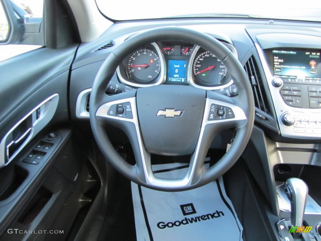 2012 Chevrolet Equinox LT Jet Black Steering Wheel Photo #56154110