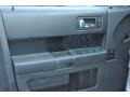 2011 Ford Flex Charcoal Black/Grey Alcantara Interior Door Panel Photo