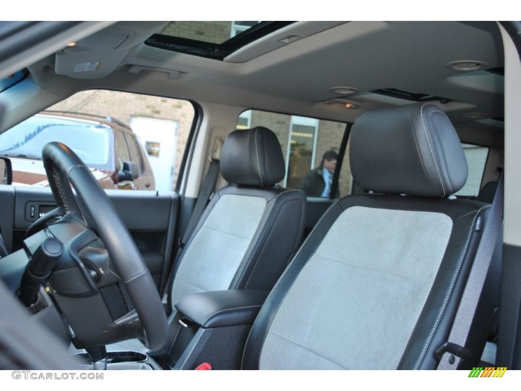 Charcoal Black/Grey Alcantara Interior 2011 Ford Flex Titanium AWD EcoBoost Photo #56154125