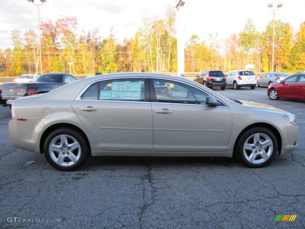 2012 Malibu LS - Gold Mist Metallic / Cocoa/Cashmere photo #7