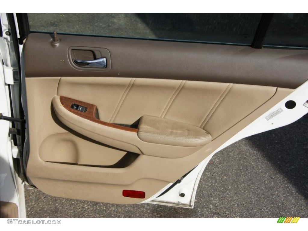 2007 Accord EX-L Sedan - Taffeta White / Gray photo #19