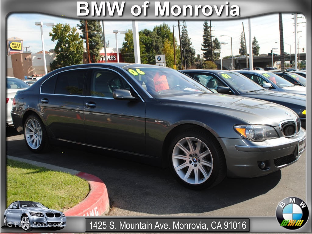 2006 7 Series 750Li Sedan - Titanium Grey Metallic / Basalt Grey/Flannel Grey photo #1