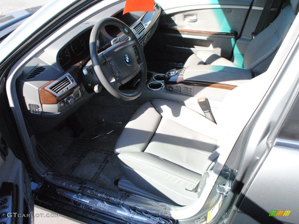 2006 7 Series 750Li Sedan - Titanium Grey Metallic / Basalt Grey/Flannel Grey photo #14