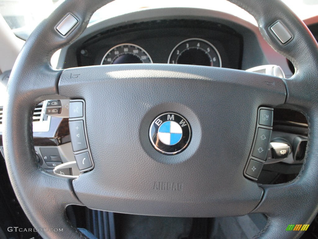 2006 7 Series 750Li Sedan - Titanium Grey Metallic / Basalt Grey/Flannel Grey photo #18