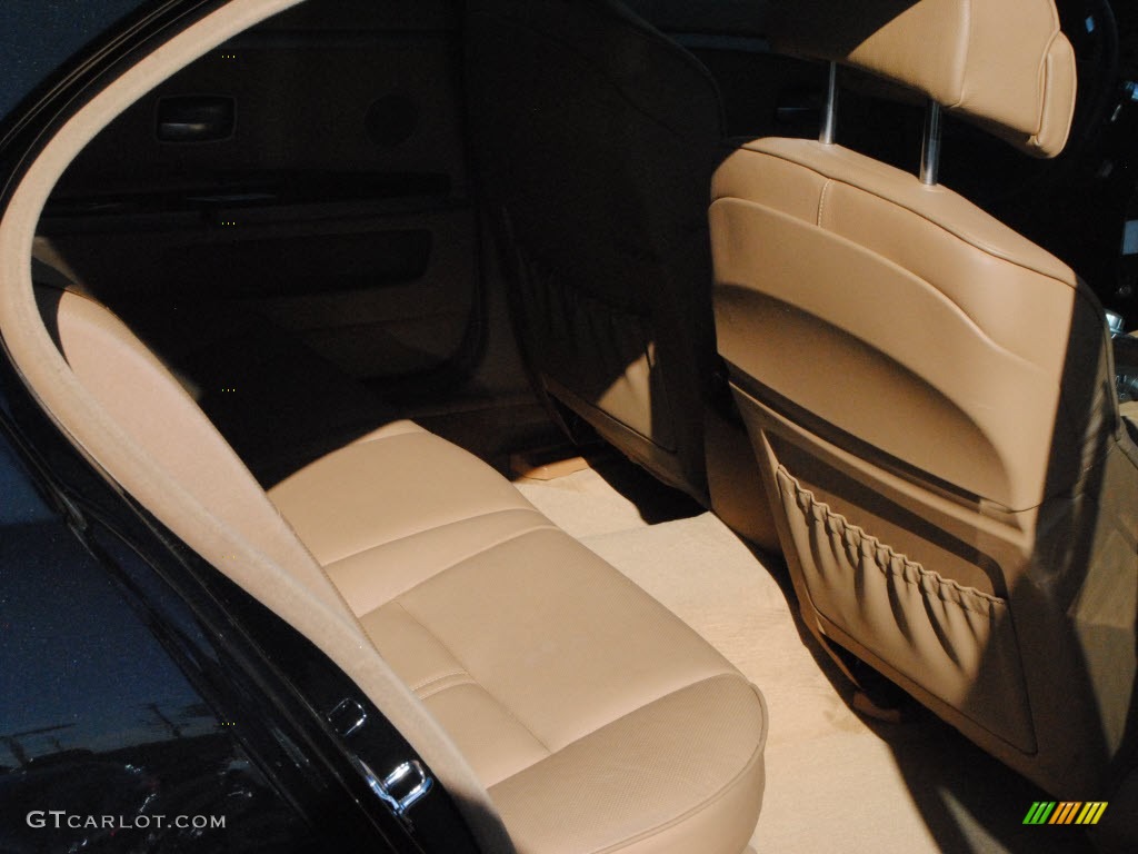2008 7 Series 750Li Sedan - Jet Black / Natural Brown photo #5