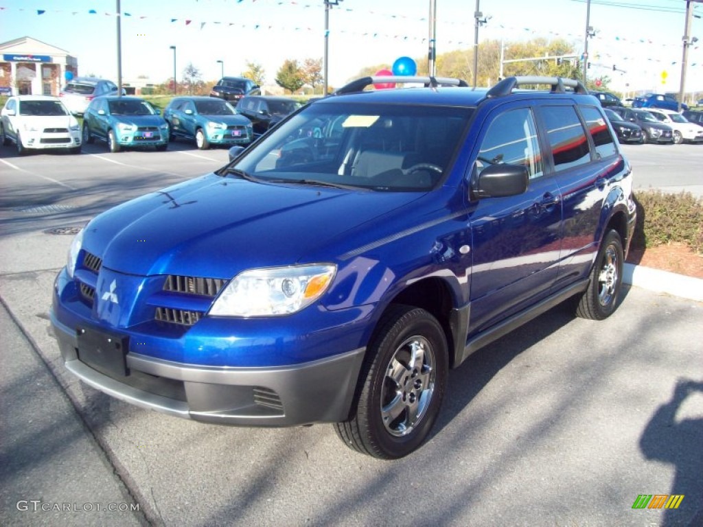 Electric Blue Pearl Mitsubishi Outlander