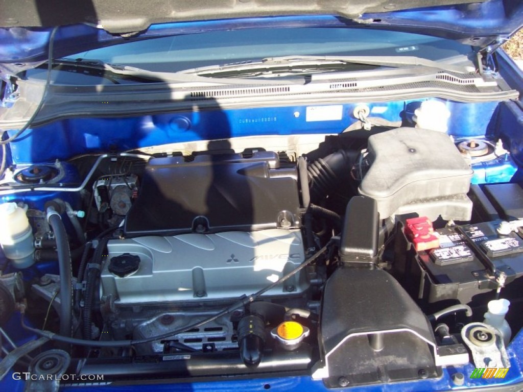 2006 Outlander LS 4WD - Electric Blue Pearl / Charcoal photo #20