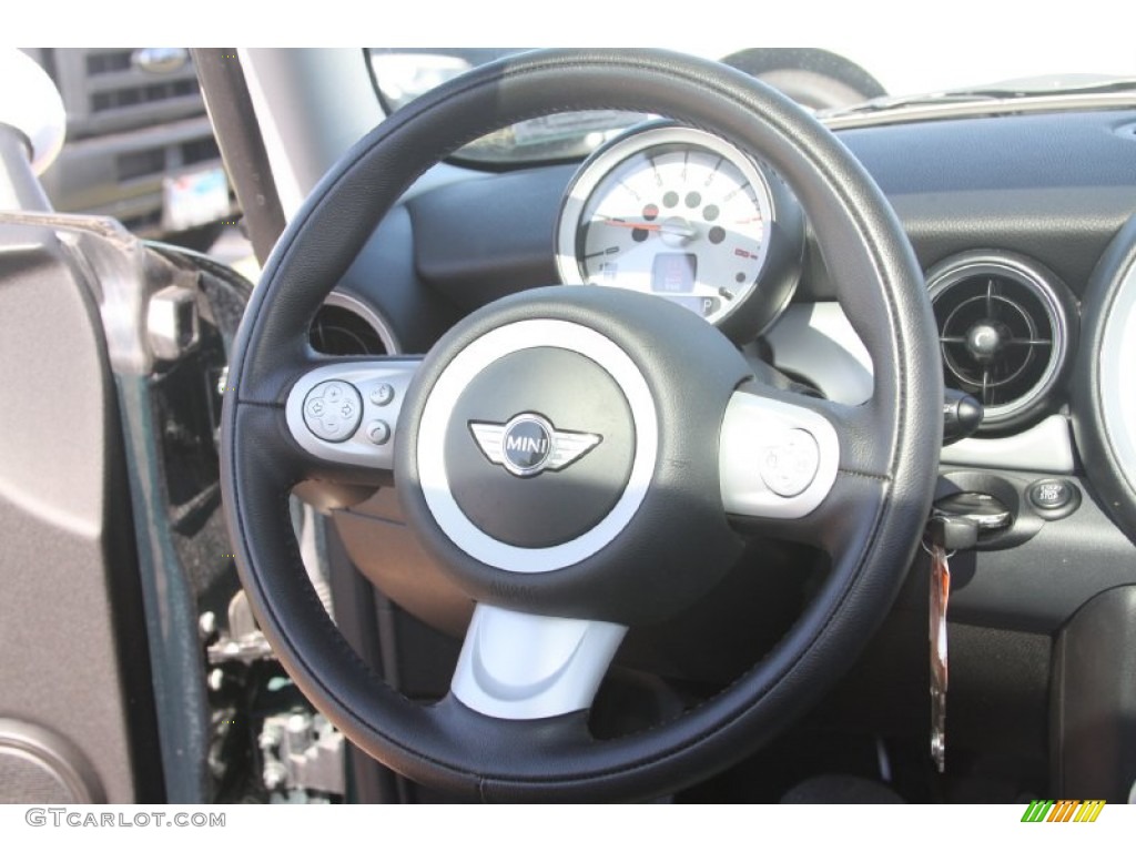 2010 Cooper Hardtop - British Racing Green Metallic / Grey/Carbon Black photo #30