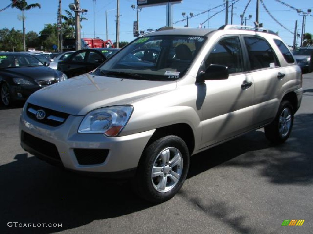 2009 Sportage LX - Gold Leaf / Beige photo #5