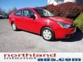 2008 Vermillion Red Ford Focus S Coupe  photo #2