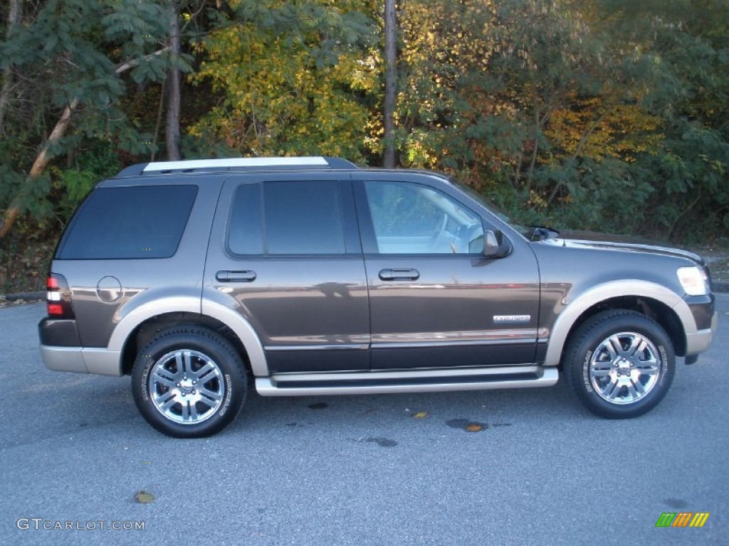 2006 Explorer Eddie Bauer - Dark Stone Metallic / Camel photo #2