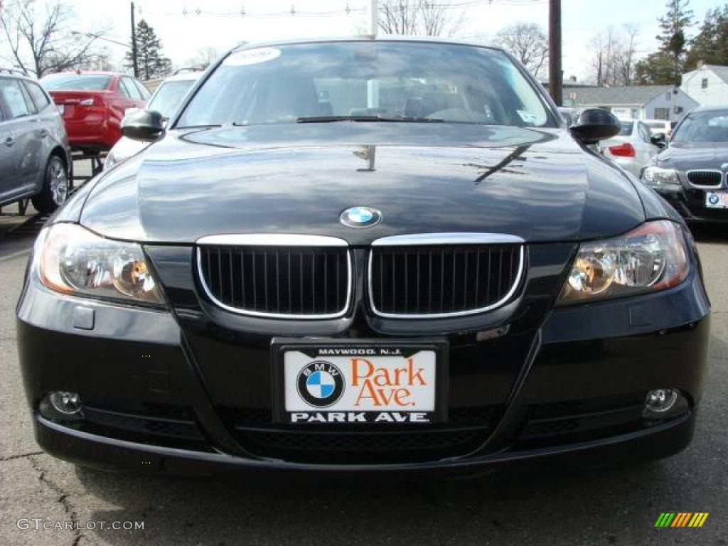 2006 3 Series 325xi Sedan - Jet Black / Grey photo #3