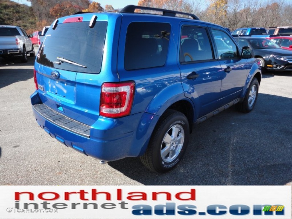 2012 Escape XLT 4WD - Blue Flame Metallic / Charcoal Black photo #8