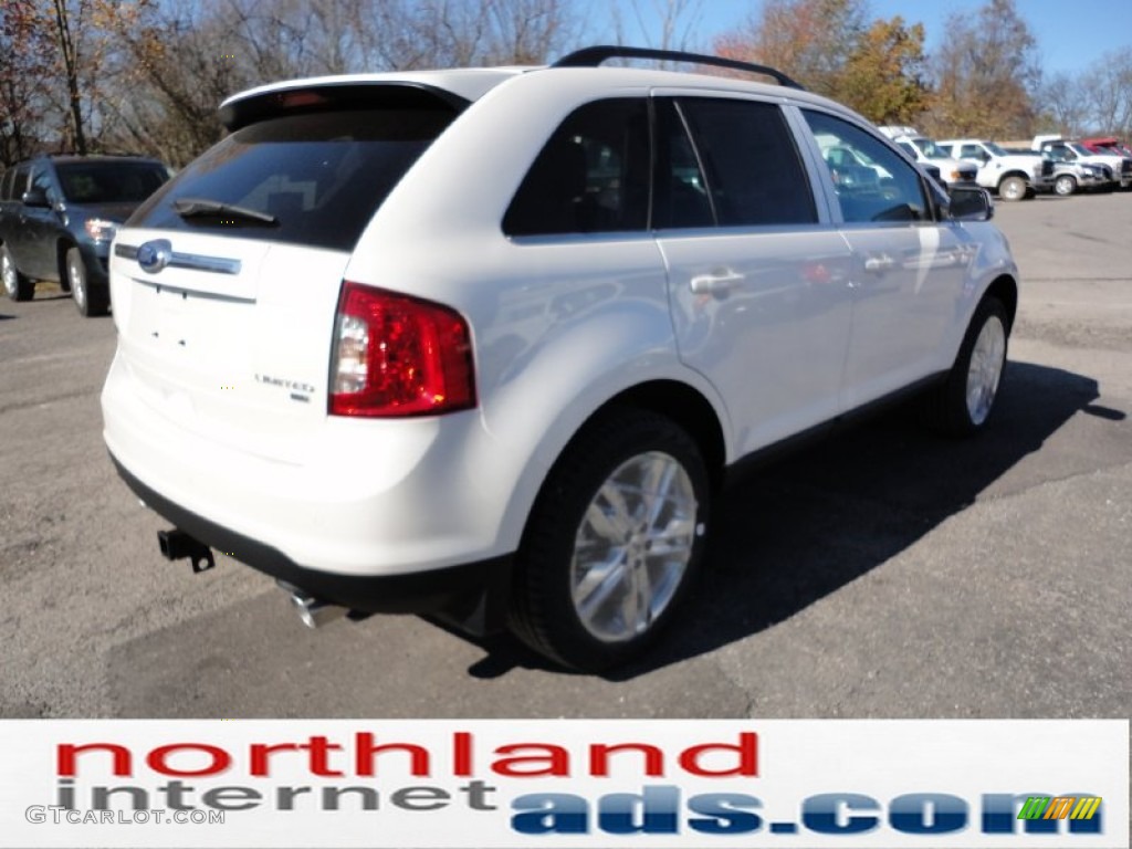 2012 Edge Limited AWD - White Platinum Metallic Tri-Coat / Charcoal Black photo #8