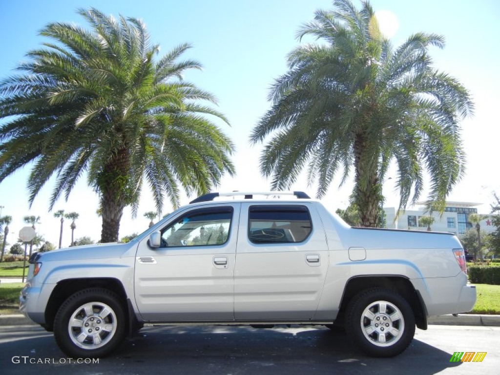 2008 Ridgeline RTS - Billet Silver Metallic / Gray photo #1