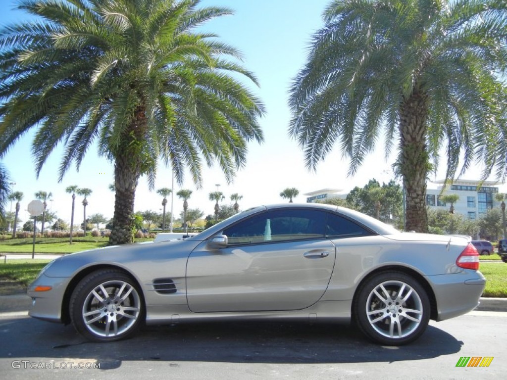 Pewter Metallic 2007 Mercedes-Benz SL 550 Roadster Exterior Photo #56160645