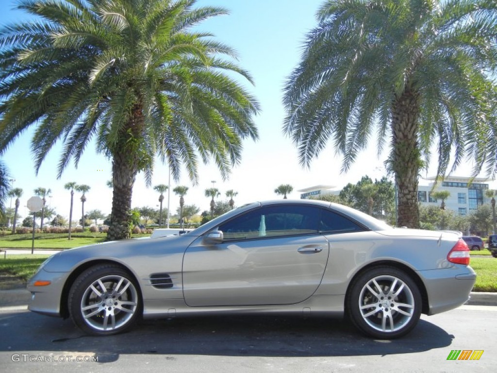 2007 SL 550 Roadster - Pewter Metallic / Cognac Brown photo #1