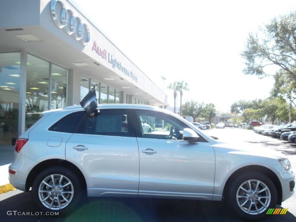 2009 Q5 3.2 Premium quattro - Ice Silver Metallic / Black photo #5
