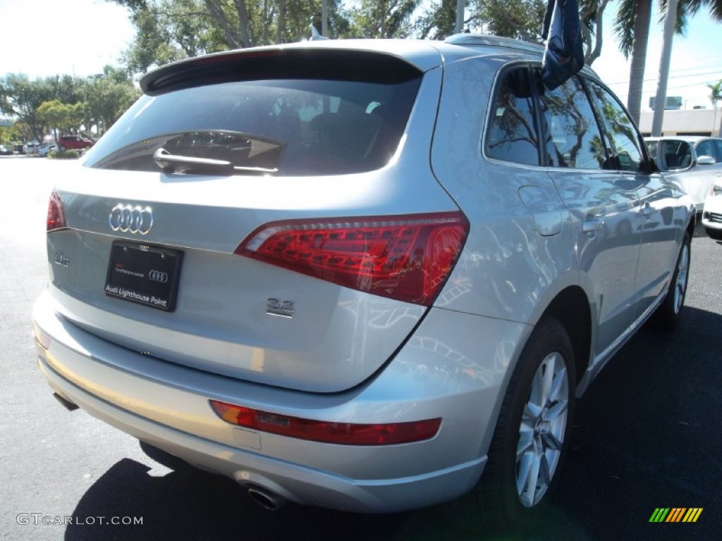 2009 Q5 3.2 Premium quattro - Ice Silver Metallic / Black photo #6
