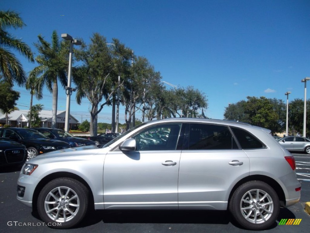 2009 Q5 3.2 Premium quattro - Ice Silver Metallic / Black photo #12