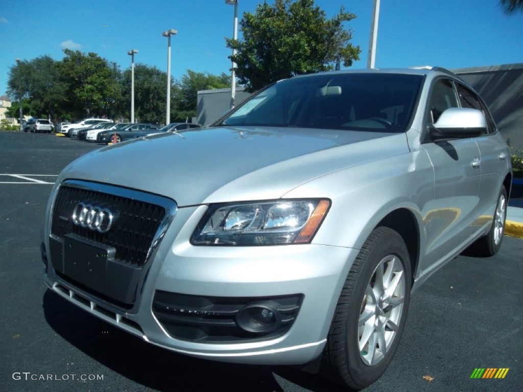2009 Q5 3.2 Premium quattro - Ice Silver Metallic / Black photo #14