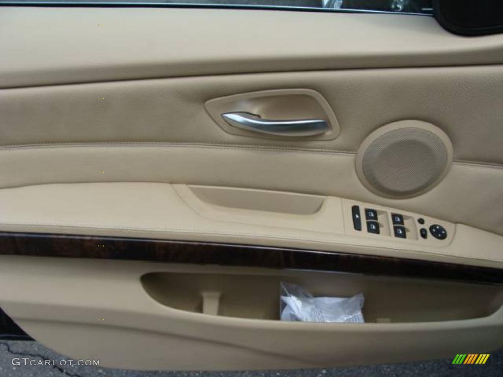 2006 3 Series 330xi Sedan - Jet Black / Beige photo #10