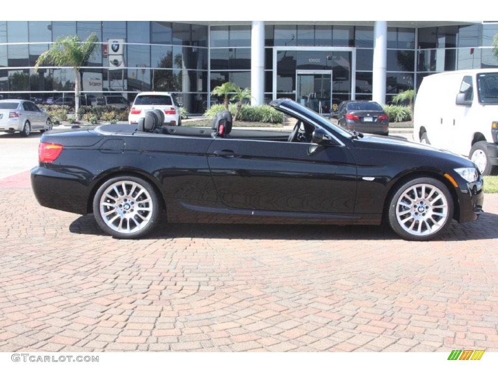 Black Sapphire Metallic 2012 BMW 3 Series 328i Convertible Exterior Photo #56162059