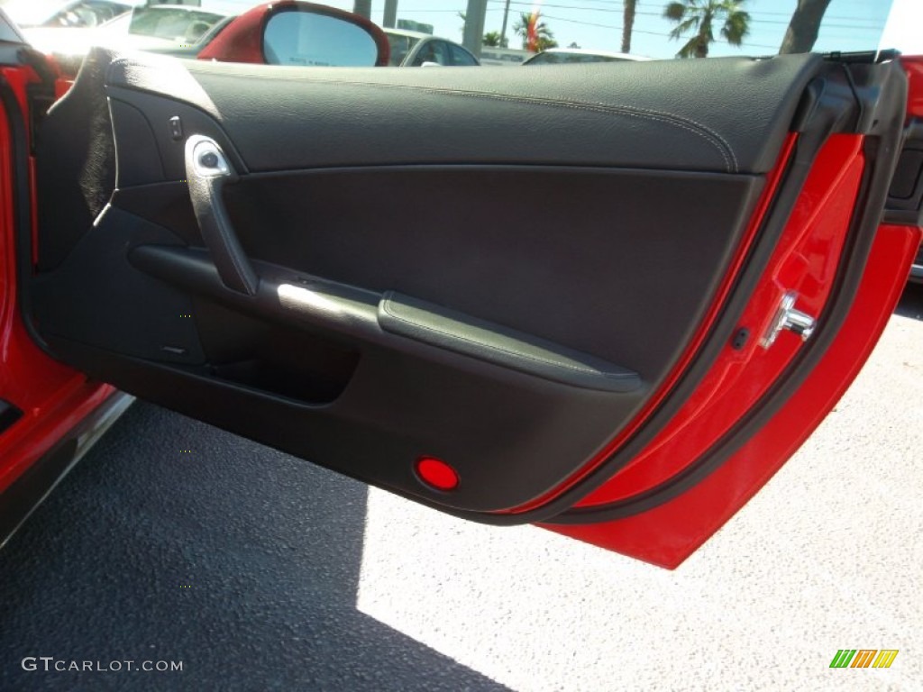 2010 Chevrolet Corvette ZR1 Ebony Black Door Panel Photo #56162450