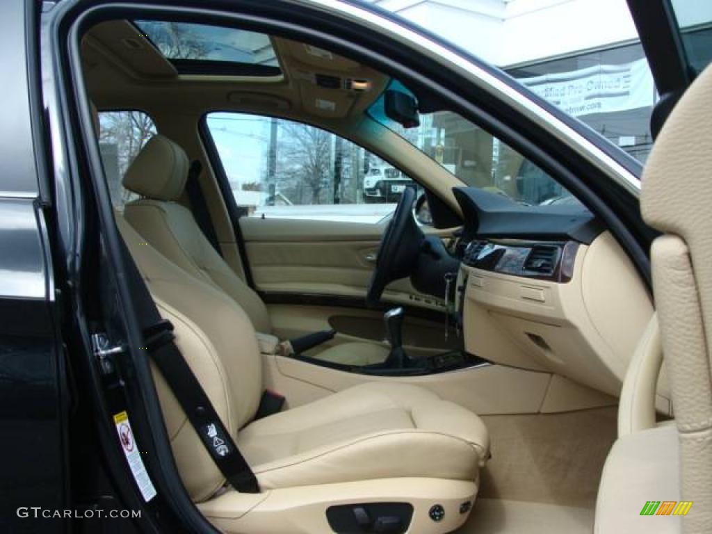 2006 3 Series 330xi Sedan - Jet Black / Beige photo #23