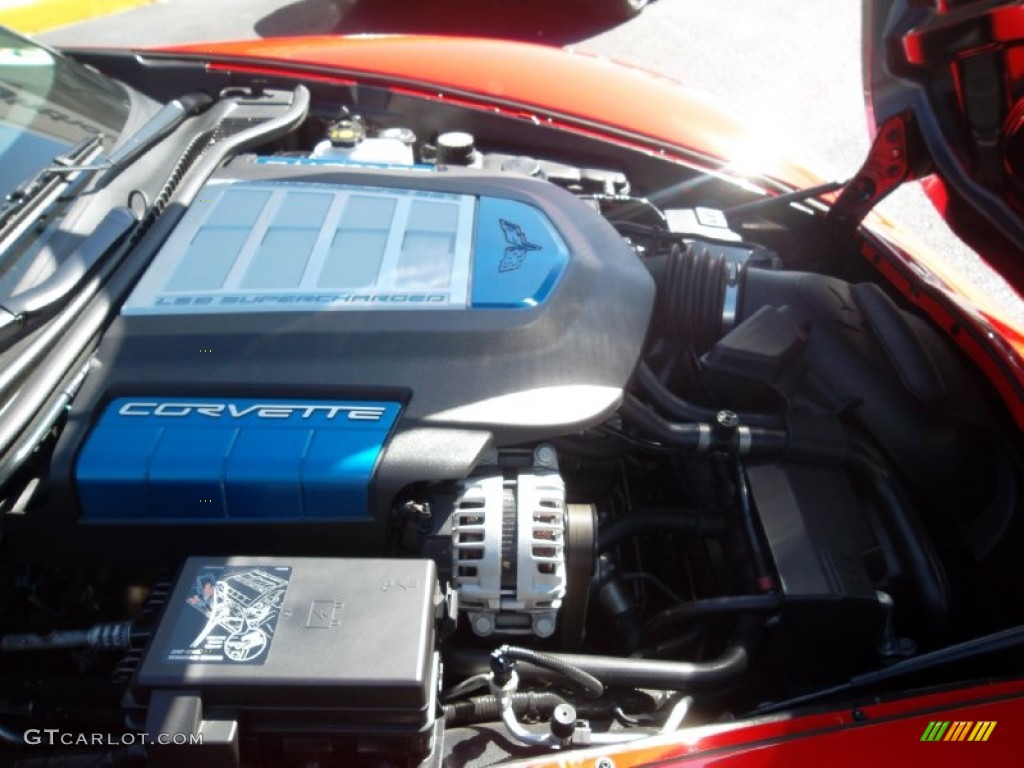 2010 Chevrolet Corvette ZR1 6.2 Liter Supercharged OHV 16-Valve LS9 V8 Engine Photo #56162498