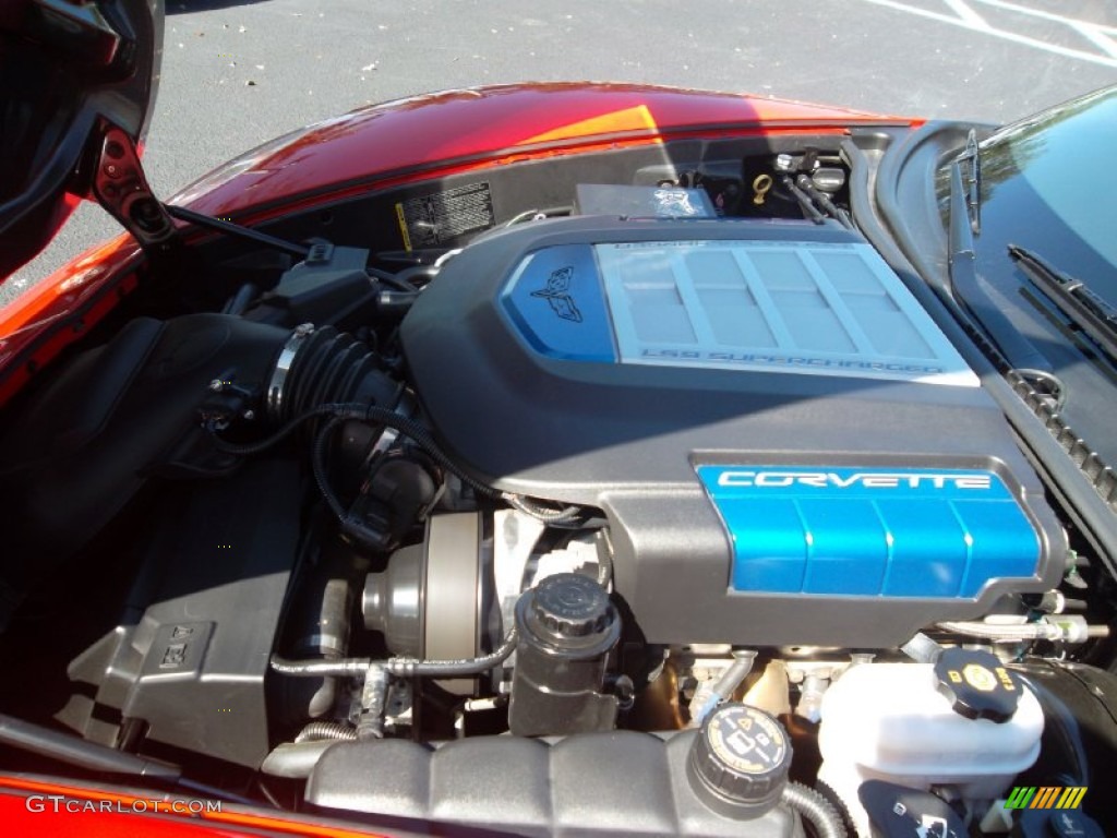 2010 Chevrolet Corvette ZR1 6.2 Liter Supercharged OHV 16-Valve LS9 V8 Engine Photo #56162507