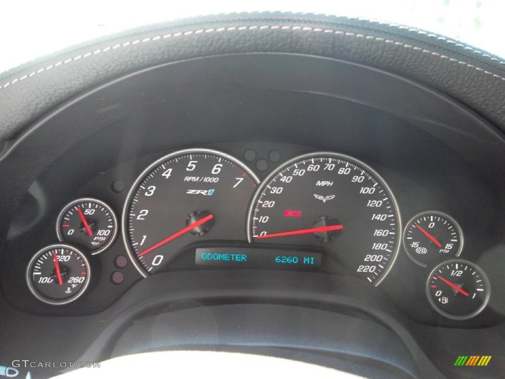 2010 Chevrolet Corvette ZR1 Gauges Photo #56162534